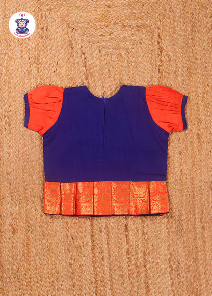 Blue & Orange - Pavadai Sattai