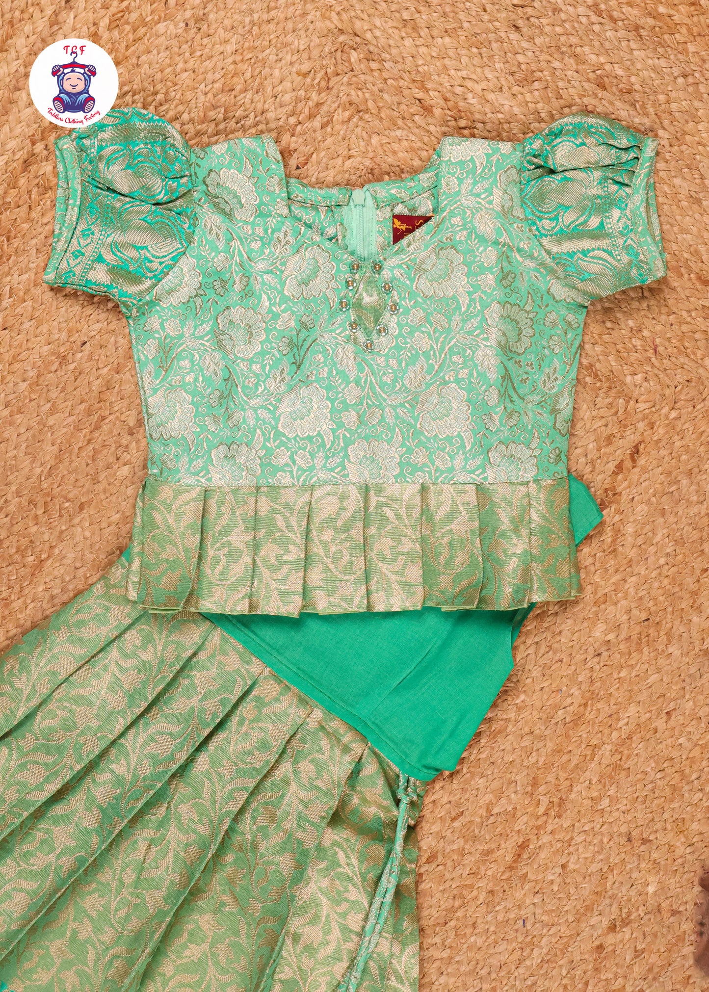 Pastel Green - Pavadai Sattai