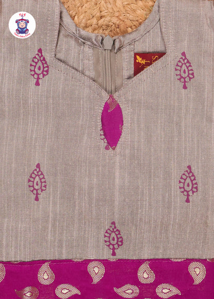 Grey & Wine - Pavadai Sattai