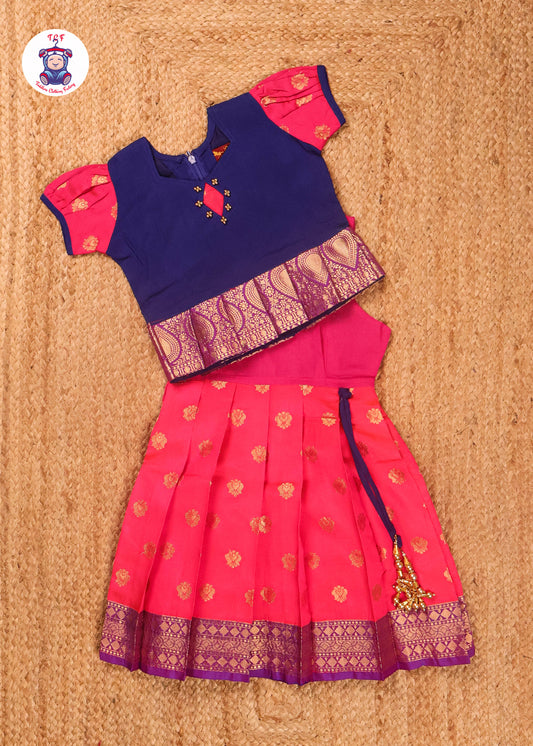 Blue & Pink - Pavadai Sattai