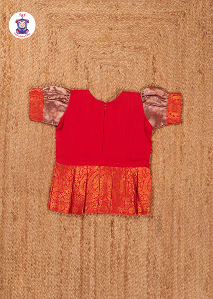 Red & Brown - Pavadai Sattai