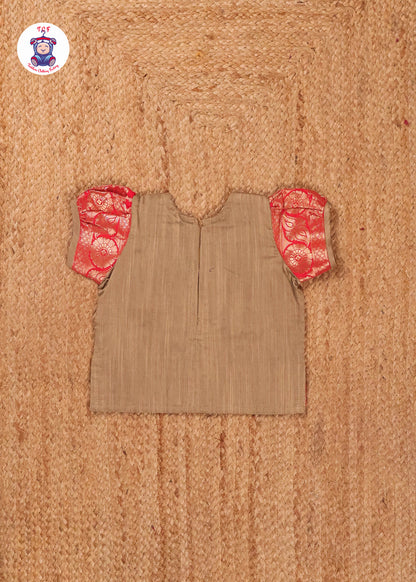 Grey & Red - Pavadai Sattai