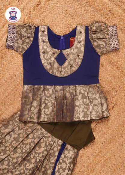 Blue & Grey - Pavadai Sattai