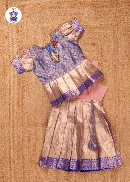Blue & Sandal - Pavadai Sattai