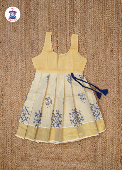 Blue & Gold - Pavadai Sattai