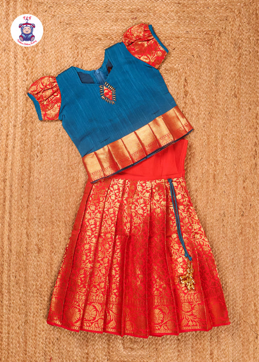 Blue & Red - Pavadai Sattai