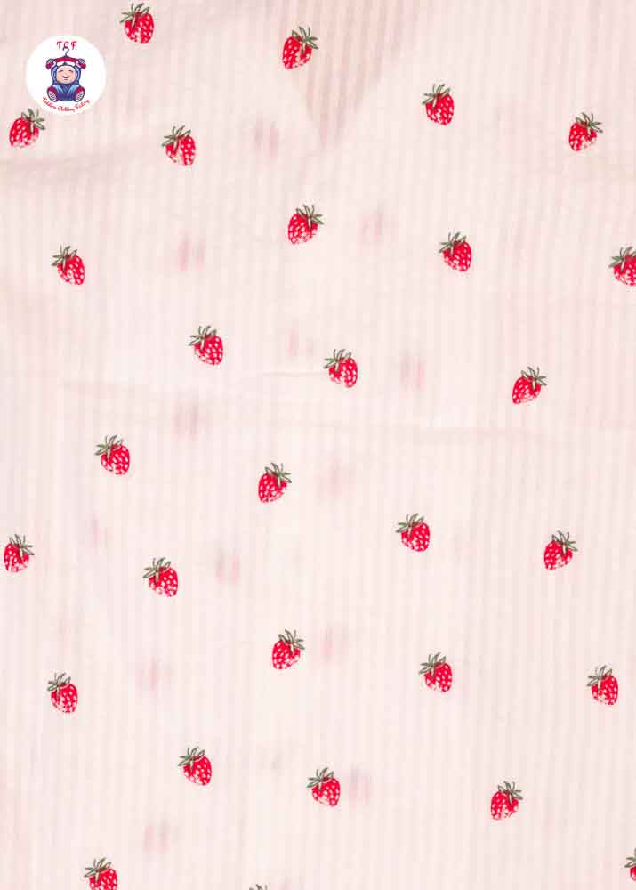 Strawberry & White - Boys Readymade Spread Collar Shirts