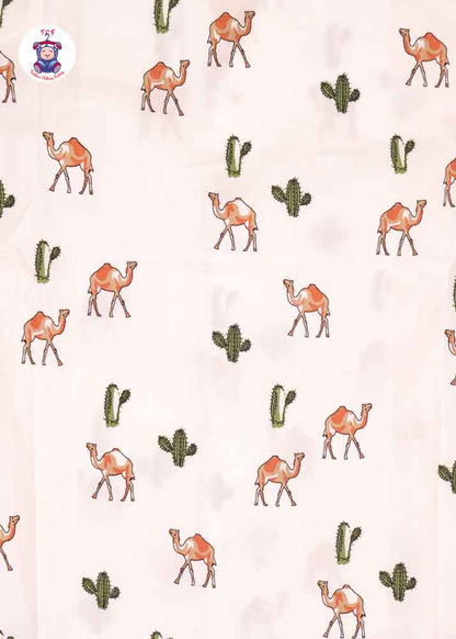 Camel & White - Boys Readymade Spread Collar Shirts