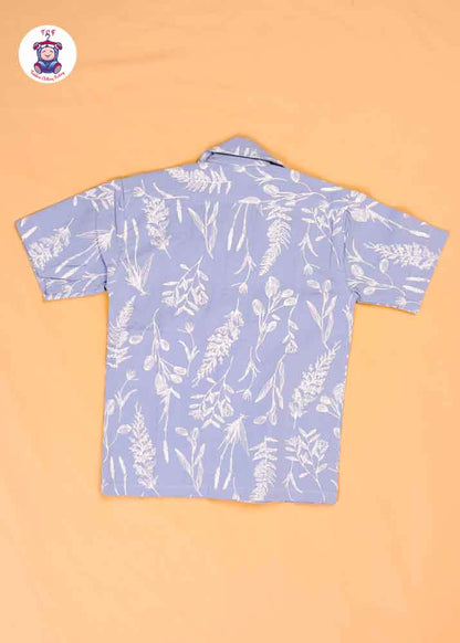 Powder Blue - Boys Readymade Spread Collar Shirts