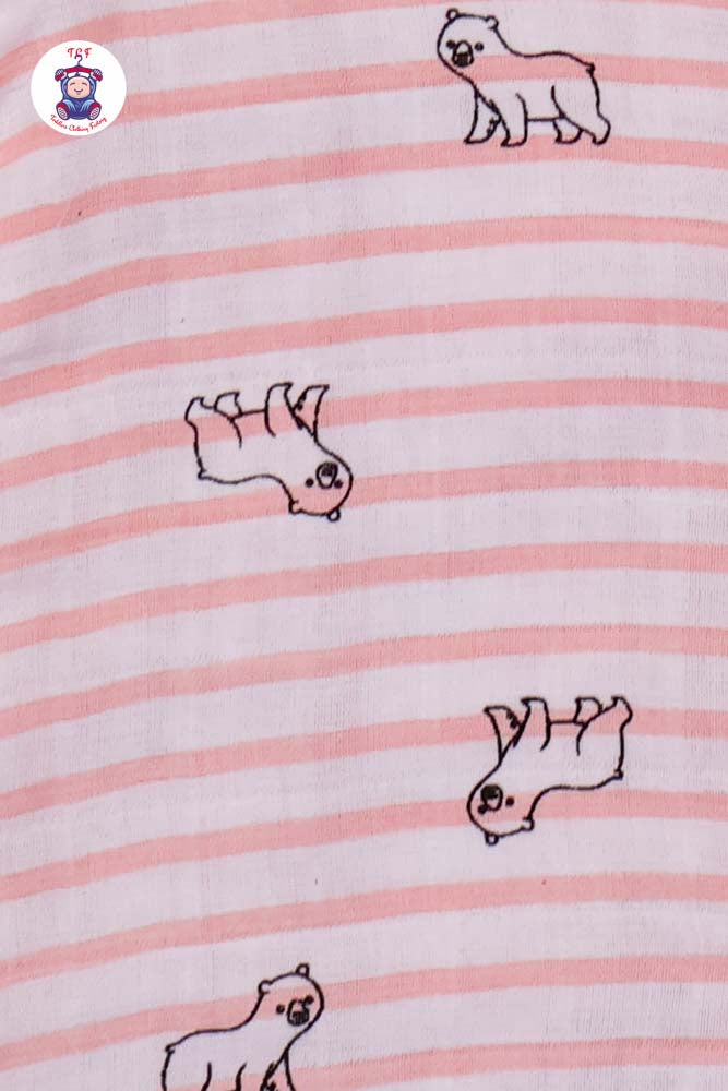Peach - Unisex Muslin Pyjama Sets