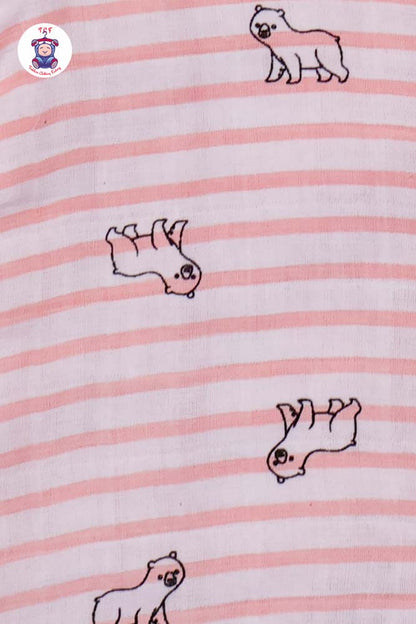 Peach - Unisex Muslin Pyjama Sets